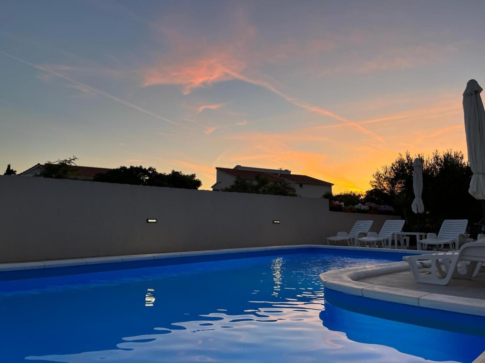 Villa Marija Novalja Bagian luar foto